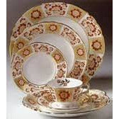 Panel Red Tea Saucer