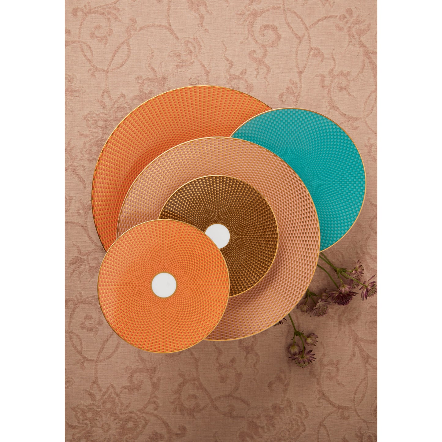 Tresor Dinner Plate, Orange