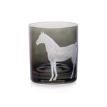 Artel Barnyard Double Old-Fashioned Glass, Smoke Horse