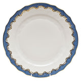 Herend Fish Scale Dinner Plate, Blue