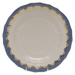 Herend Fish Scale Dessert Plate, Blue