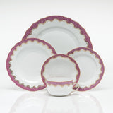 Fish Scale Dinner Plate, Pink