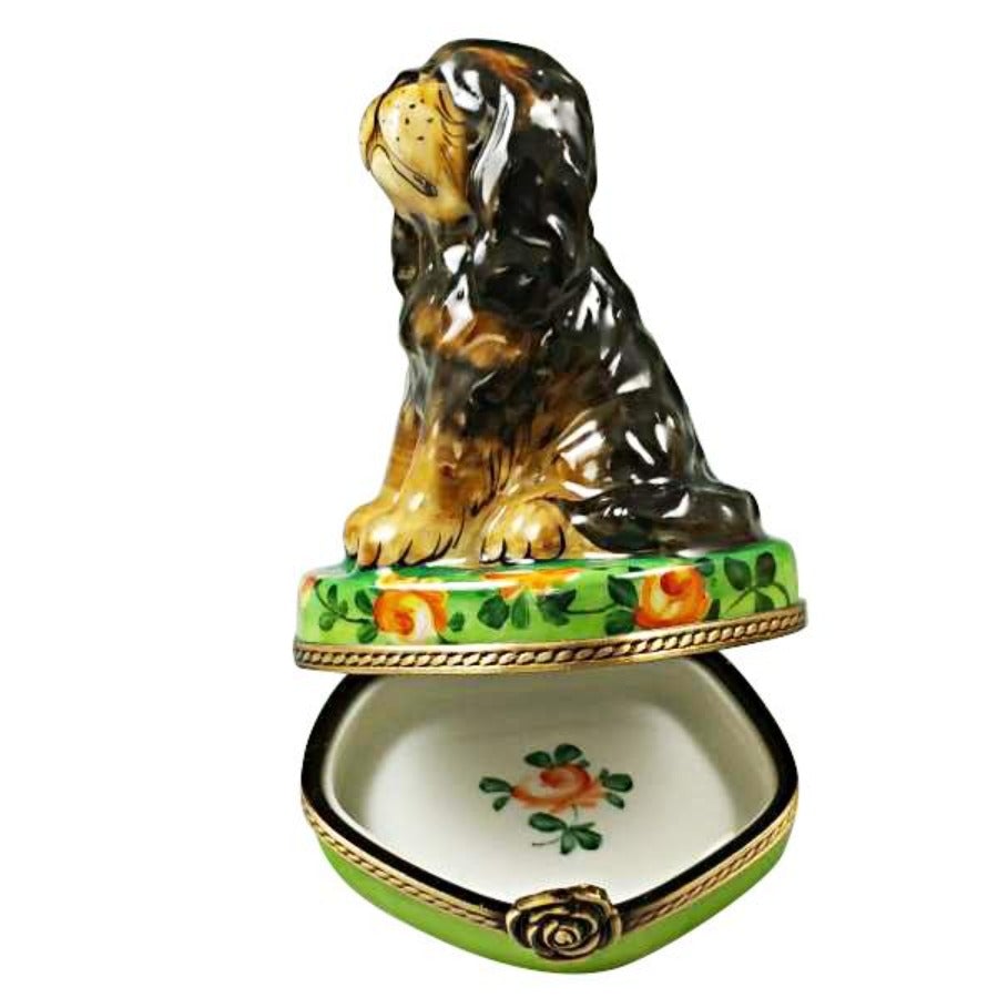 Black & Tan King Charles Spaniel Limoges