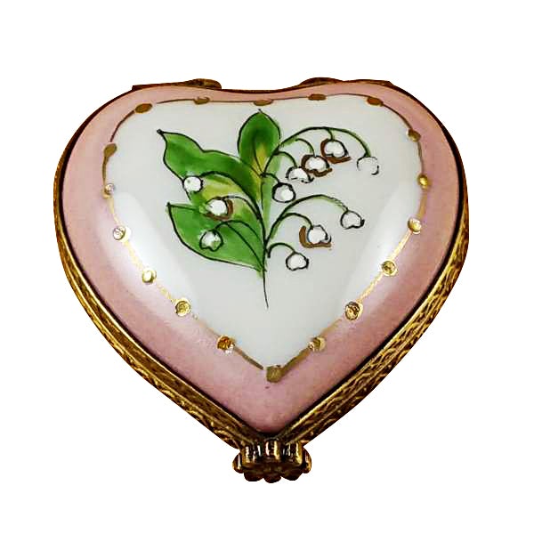 Mini Heart Lily of the Valley Limoges