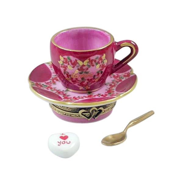 Valentine's Love Teacup Limoges