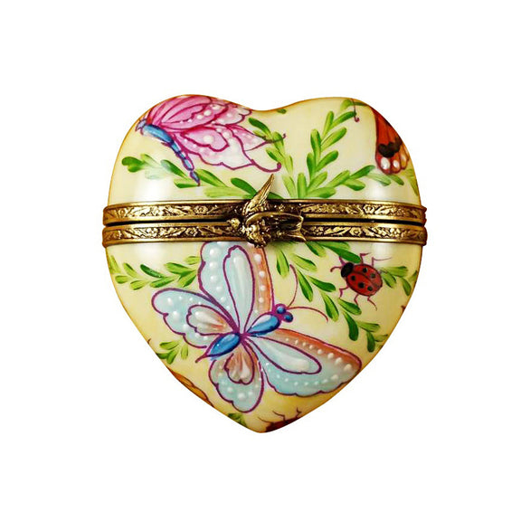 Butterfly Heart Limoges