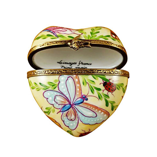 Butterfly Heart Limoges