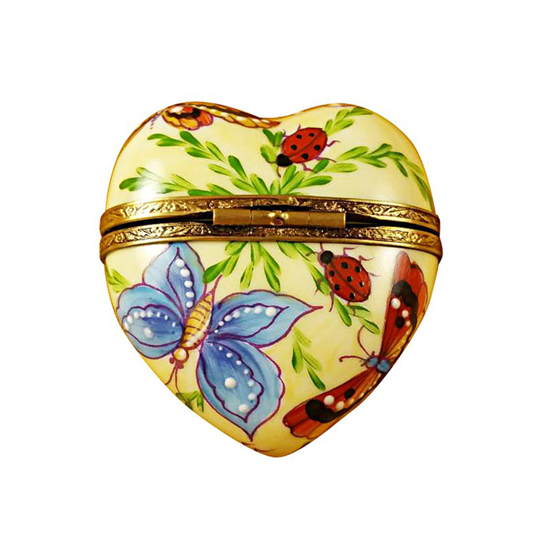 Butterfly Heart Limoges