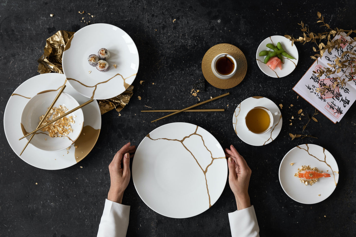 Kintsugi Salad Plate