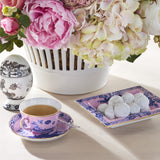 Oriente Italiano Tea Saucer, Azalea