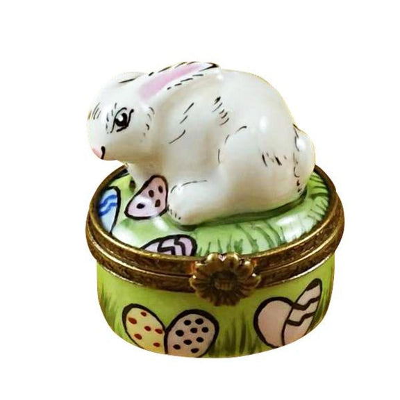 Rabbit with Easter Eggs Limoges