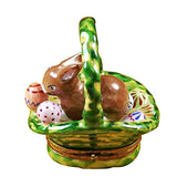 Rabbit in Easter Basket Limoges
