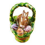 Rabbit in Easter Basket Limoges