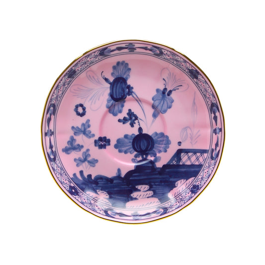 Ginori 1735 Oriente Italiano Coffee Saucer, Azalea