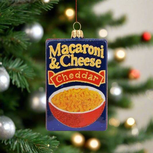 Mac & Cheese Box Ornament