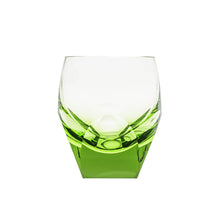 Moser Bar Double Old-Fashioned Glass, Ocean Green