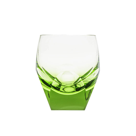 Moser Bar Double Old-Fashioned Glass, Ocean Green