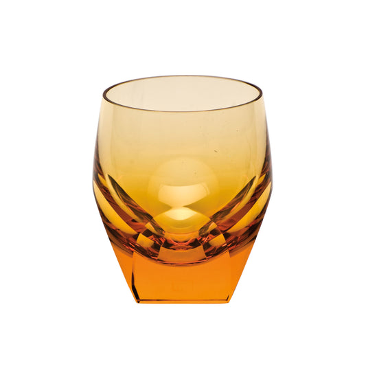 Moser Bar Double Old-Fashioned Glass, Topaz