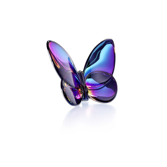 Baccarat Blue Scarabee Butterfly