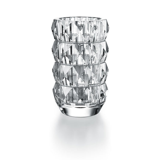 Baccarat Louxor Round Vase, Small Clear