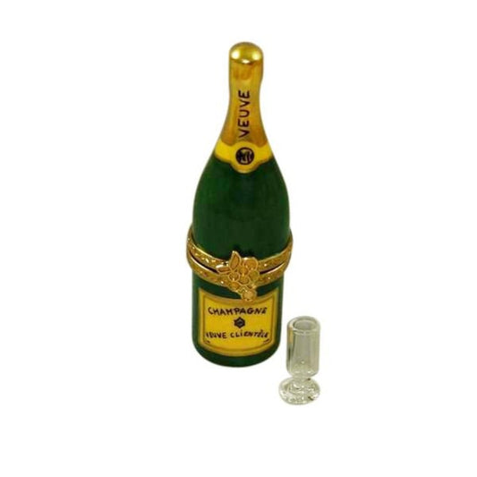 'Veuve Clientele' Champagne Bottle Limoges