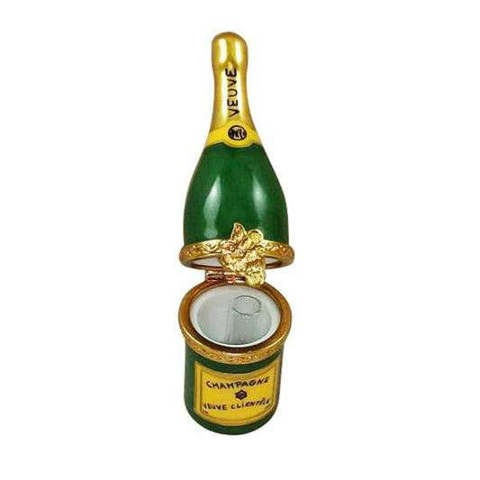 'Veuve Clientele' Champagne Bottle Limoges