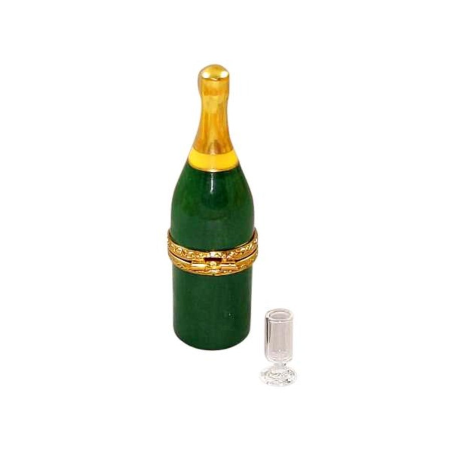 'Veuve Clientele' Champagne Bottle Limoges