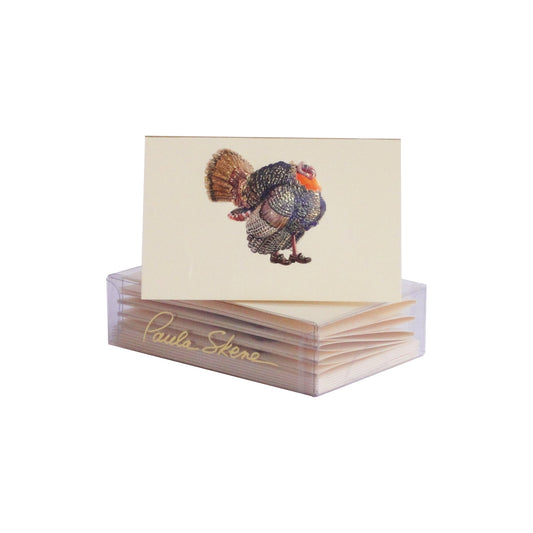 Paula Skene Turkey Enclosure/Place Card Set of 6