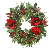 Grand Holiday Magnolia Wreath