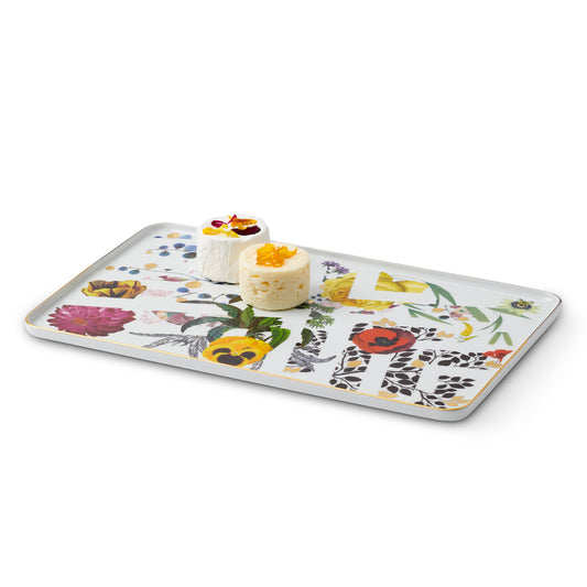 Vista Alegre Primavera Rectangular Tray