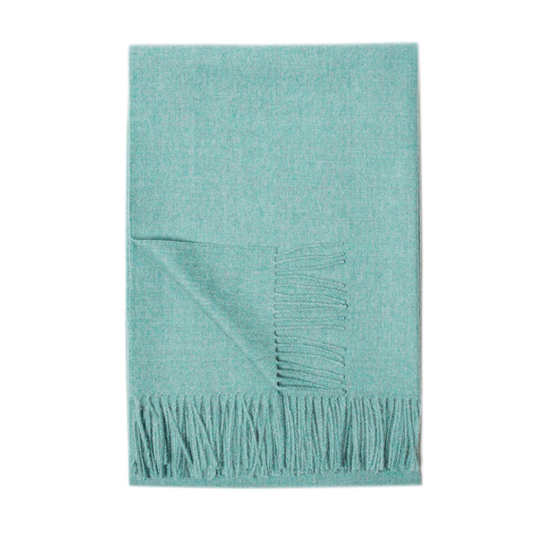 Paris Baby Alpaca Throw, Peacock
