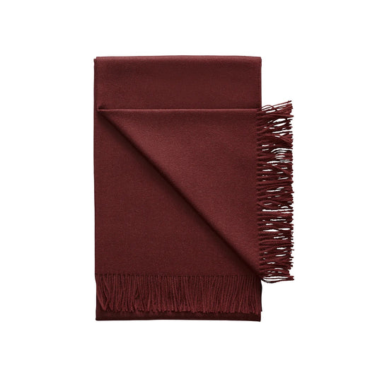 Paris Baby Alpaca Throw, Red