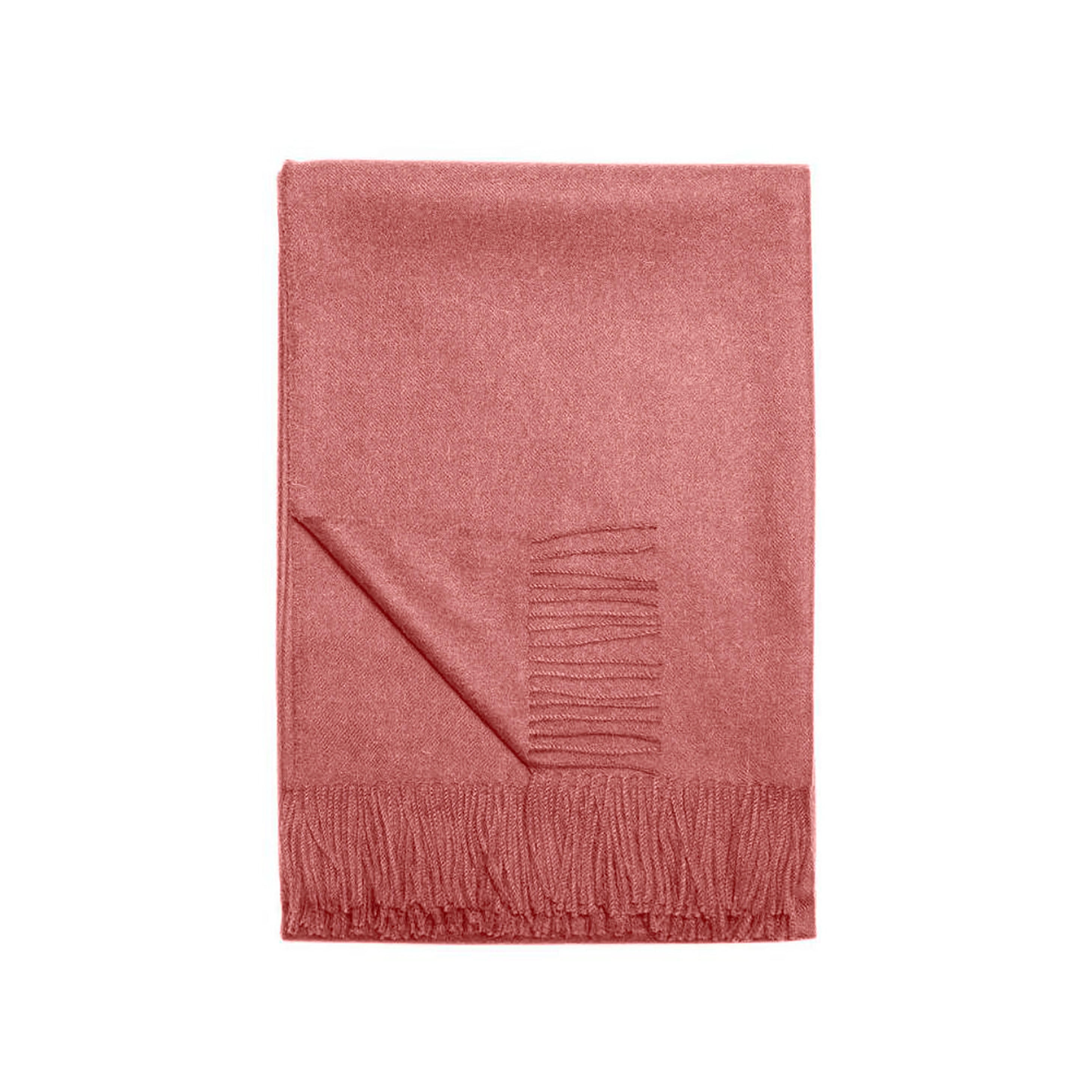 Paris Baby Alpaca Throw, Strawberry Ice Melange