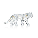 Baccarat Zodiac Tiger, Clear with 20K Gold