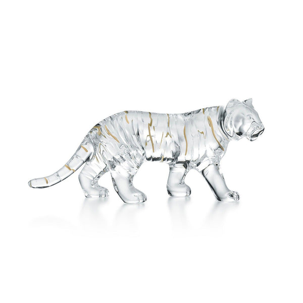 Zodiac Tiger, Clear with 20K Gold – Gump's