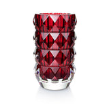 Louxor Round Vase, Medium Red