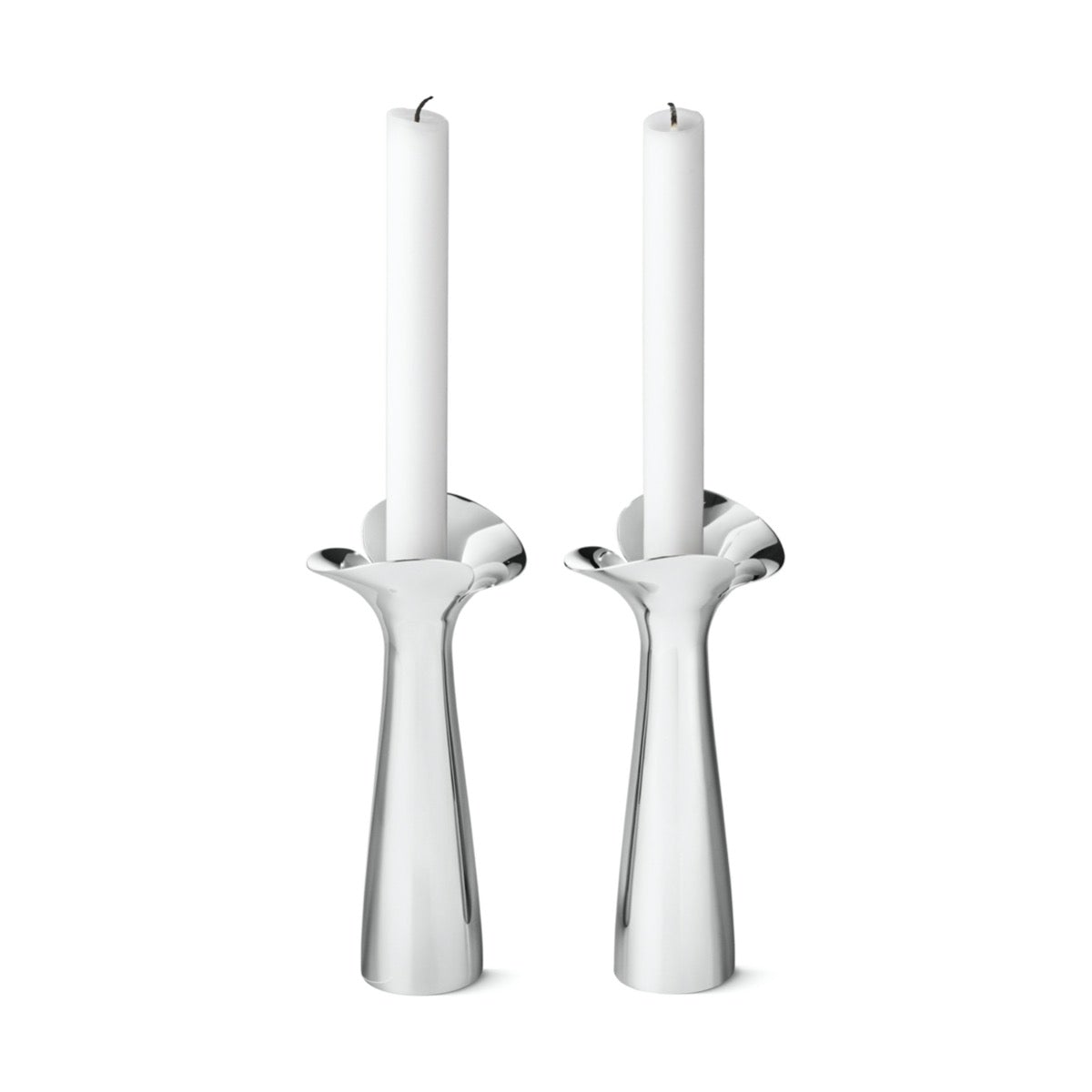 Georg Jensen Bloom Botanica Candleholders, Set of 2