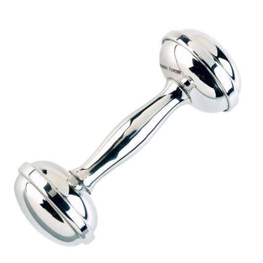 Salisbury Pewter Dumbbell Rattle