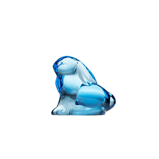 Moser Blue Crystal Bunny