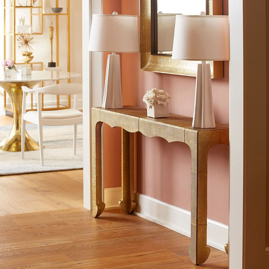 Hollywood Brass Console Table