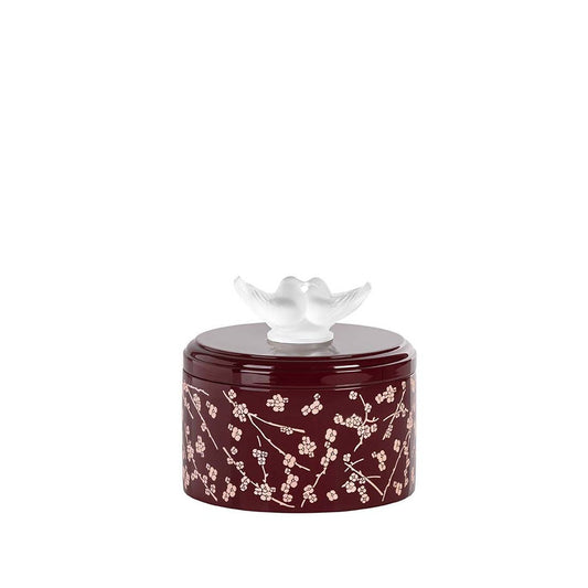 Lalique Fleurs de Cerisier Lacquered Box, Medium