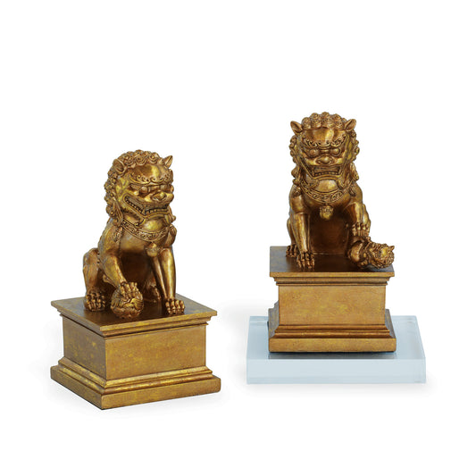 Foo Dog Bookends, Set of 2