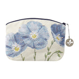 Blue Poppy Cosmetic Bag