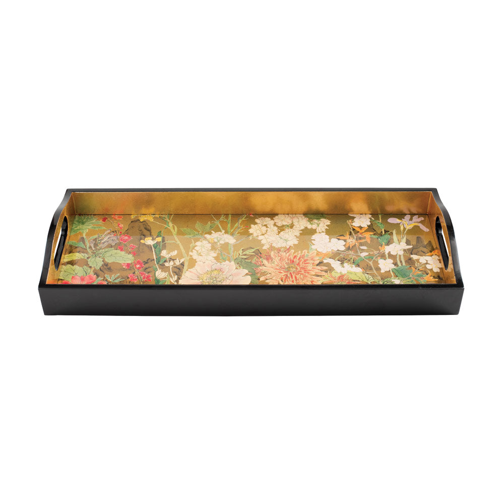 Mountain Garden Lacquered Tray