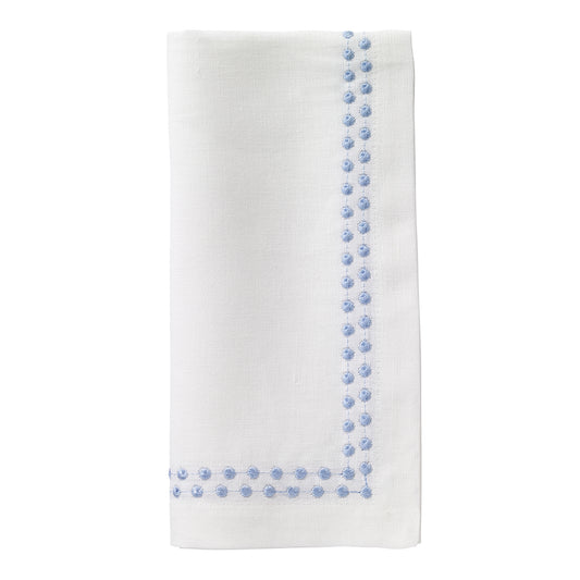 Bodrum Blue Pearl Napkins, Set of 4