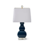 Gump's Blue Hampton Lamp