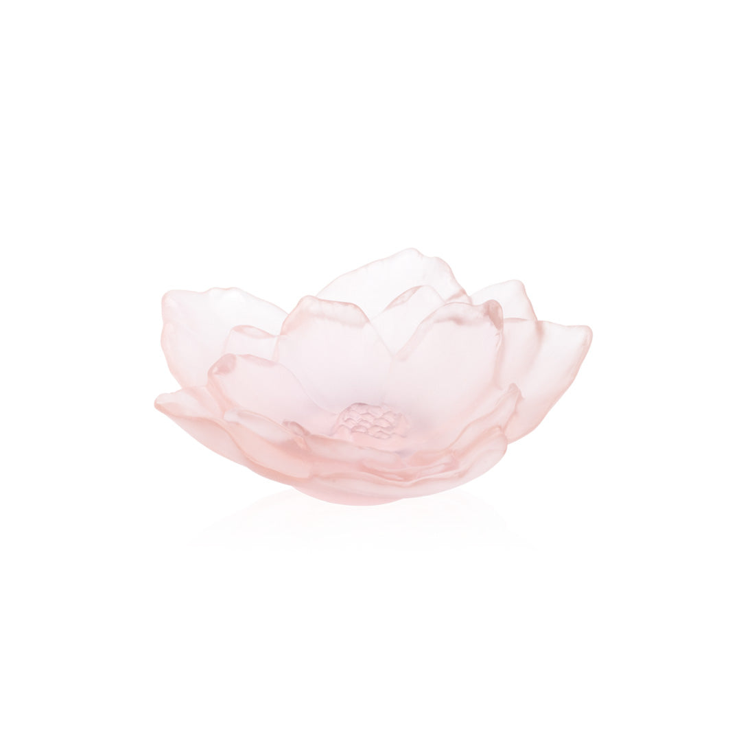 Daum Camellia Bowl, Pink