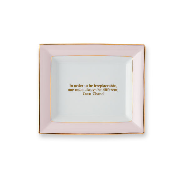 Gump's Coco Chanel 'Be Different' Repartee Tray