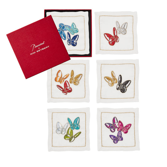 Butterfly Cocktail Napkins, Set of 6