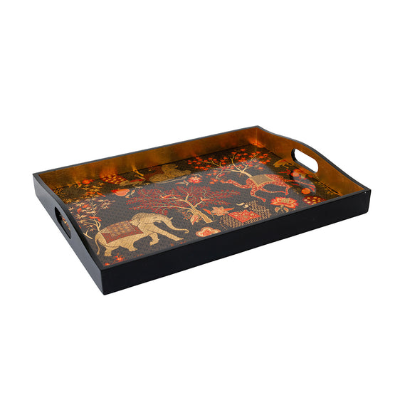 Le Jardin de Mysore Lacquer Tray